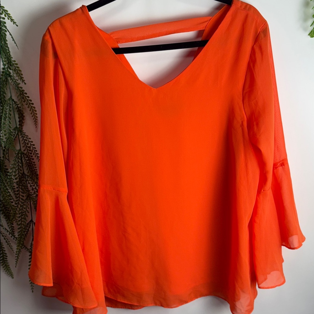 Zac & Rachel Bold Orange Top